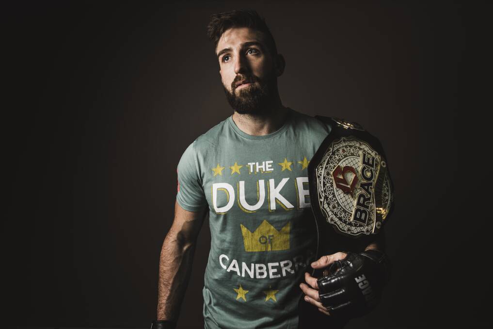 Duke Didier was supposed to defend his Brace MMA championship on Saturday.