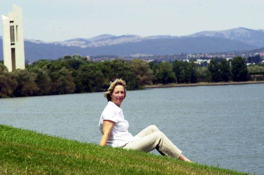 A champion of Lake Burley Griffin: Dianne Firth in the 1990s