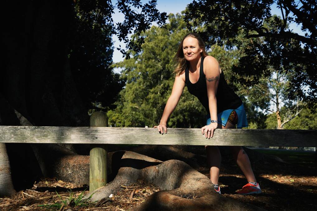 Bec Rumens tries to get as many hills in her City2Surf training as possible. Photo: Peter Braig