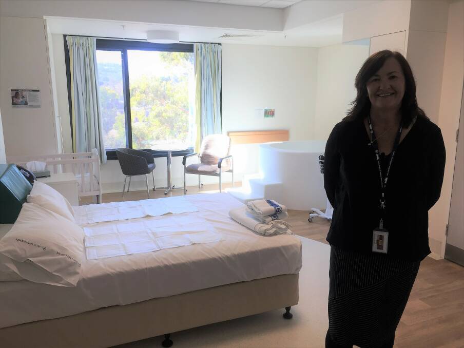 Centenary Hospital for Women and Children director nursing and midwifery Karen Faichney in the low-intervention birth centre.