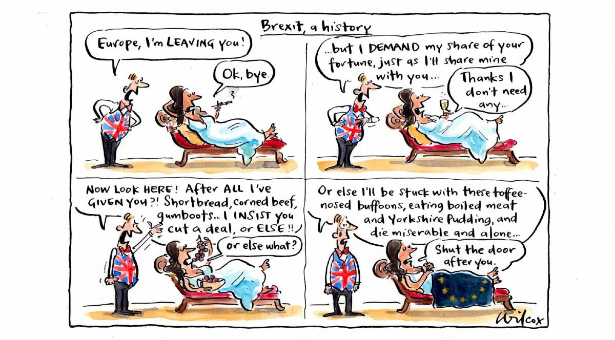 The Canberra Times' editorial cartoon, Wednesday, December 12, 2018. Photo:  Cathy Wilcox