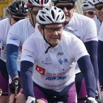 Kevin Andrews on this year's Pollie Pedal. Photo: Supplied