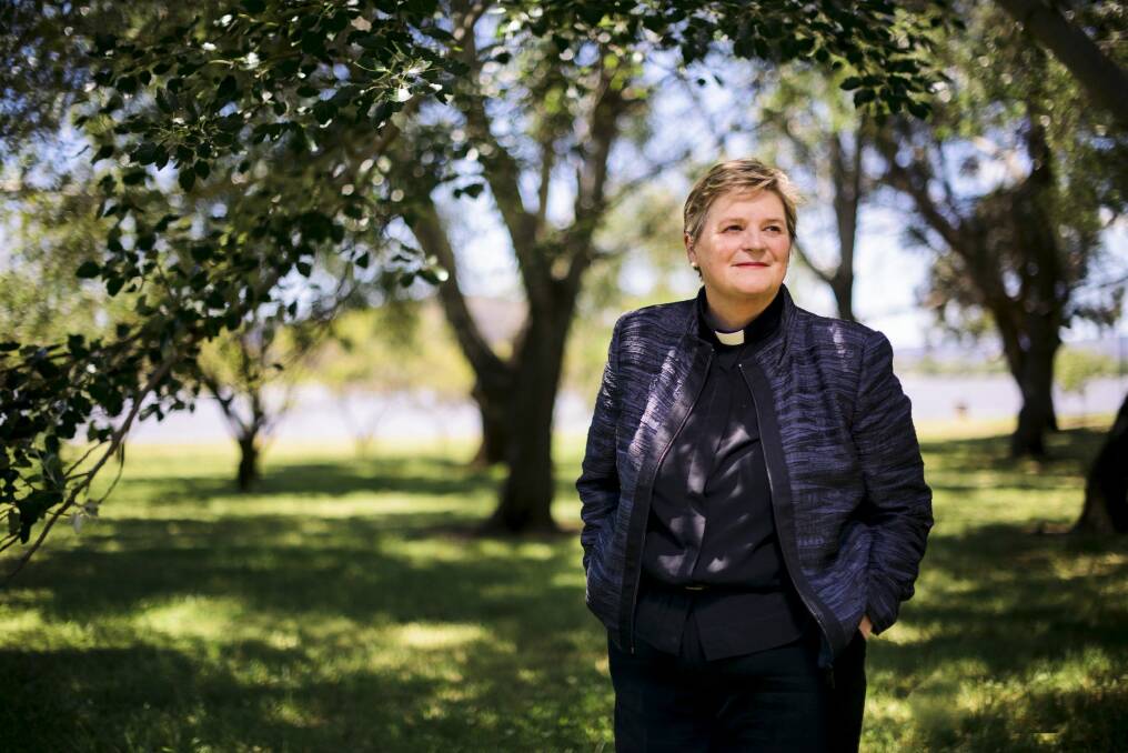 Bishop of Grafton Sarah Macneil, a former Canberra priest, began her service as Australia's first female Anglican bishop in March. Photo by Rohan Thomson
