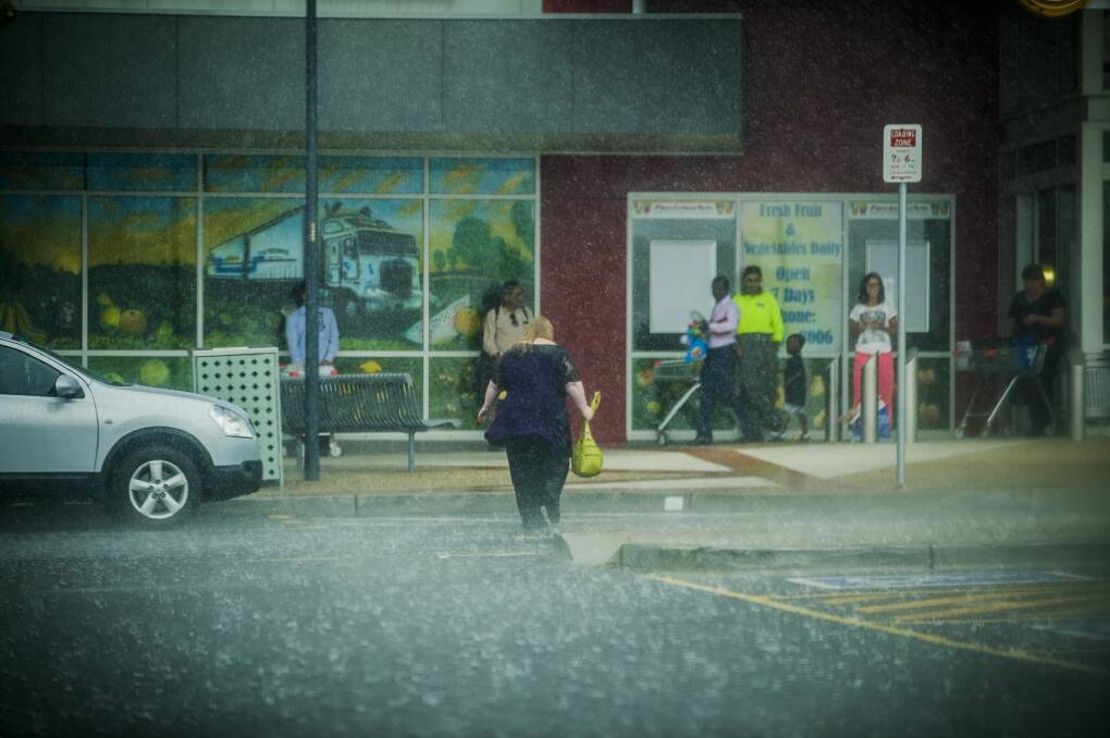 Canberrans experienced the wettest January in more than decade. Photo: Jamila Toderas