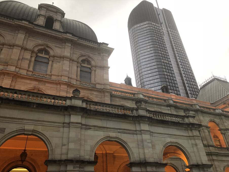 1 William Street is opposite the Queensland Parliament. Photo: Felicity Caldwell