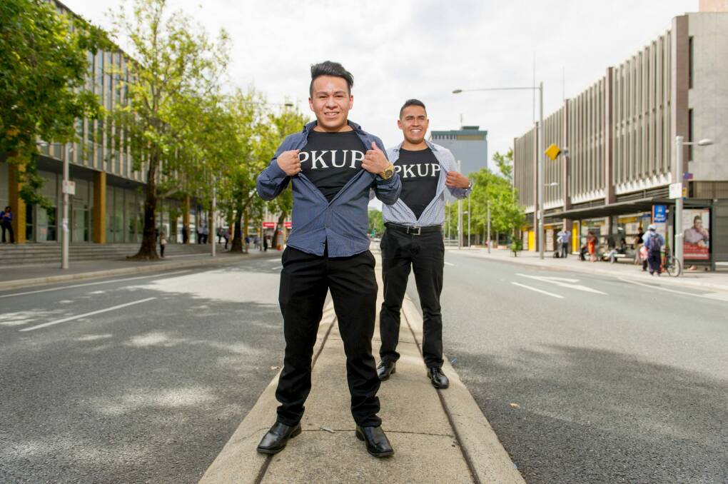 PKUP founders Joshua and Oscar Gonzalez have launched a start-up to get Canberrans and their cars home safely. Photo: Jay Cronan