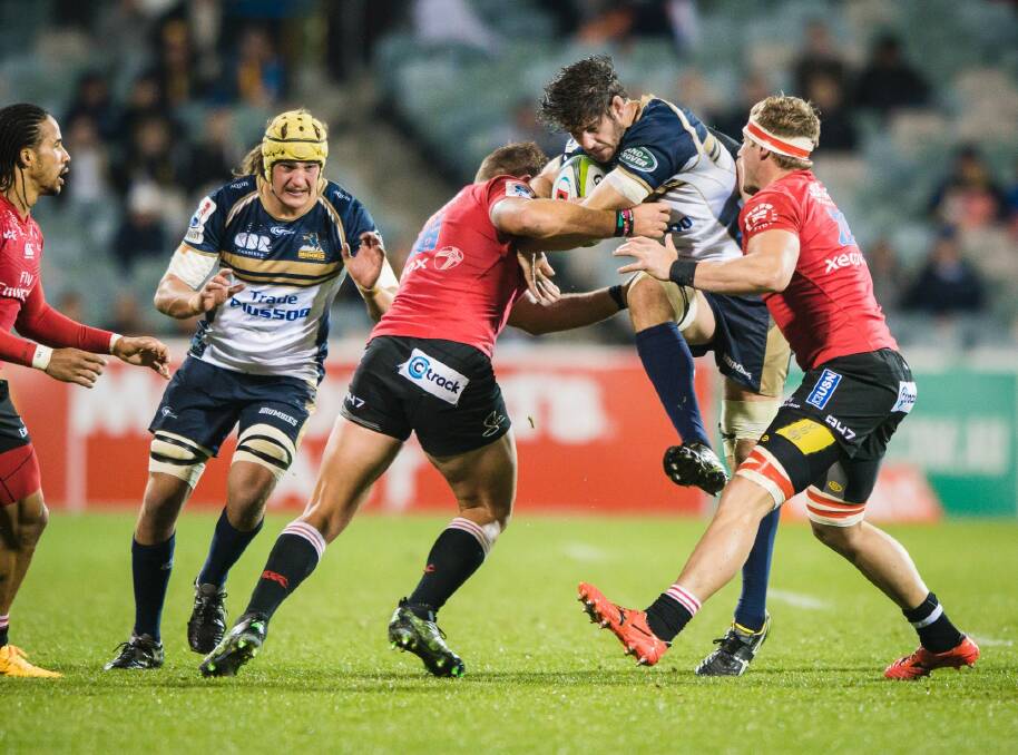 Rally call: Brumbies skipper Sam Carter says his team need to find their confidence in order to break a four-game losing streak. Photo: Sitthixay Ditthavong