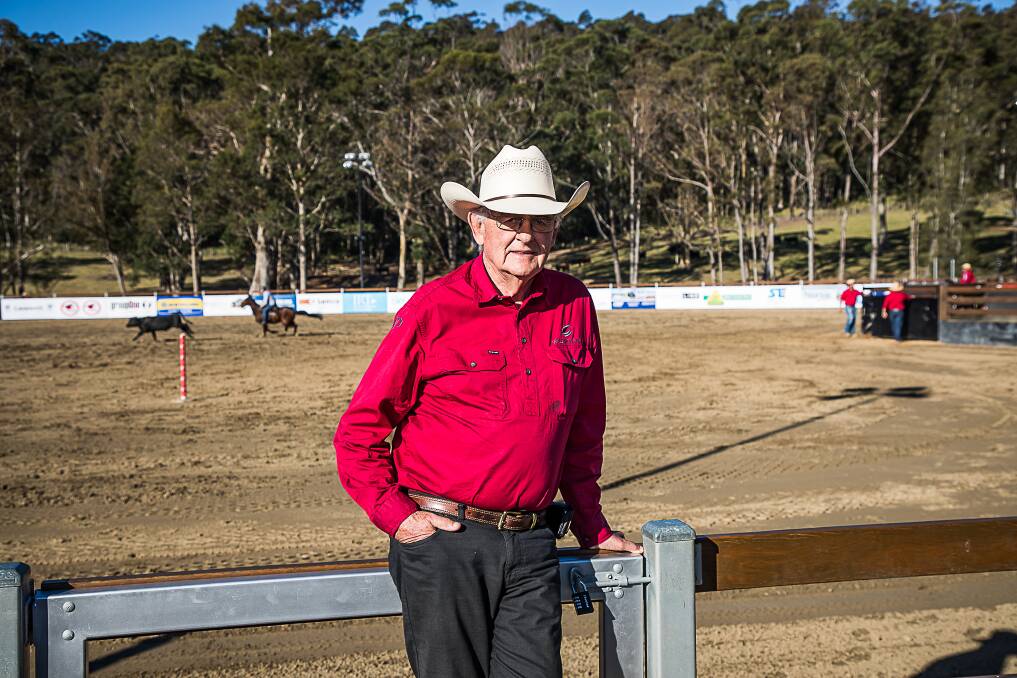 Canberra businessman Terry Snow has taken campdrafting to the next level competitors say.    Photo: Stephen Mowbray 