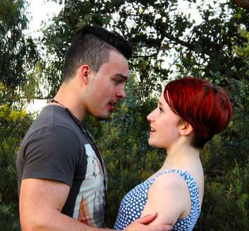 Angus Murphy and  Eliza Shepard in <i>Footloose</i>. Photo: Calen Robinson