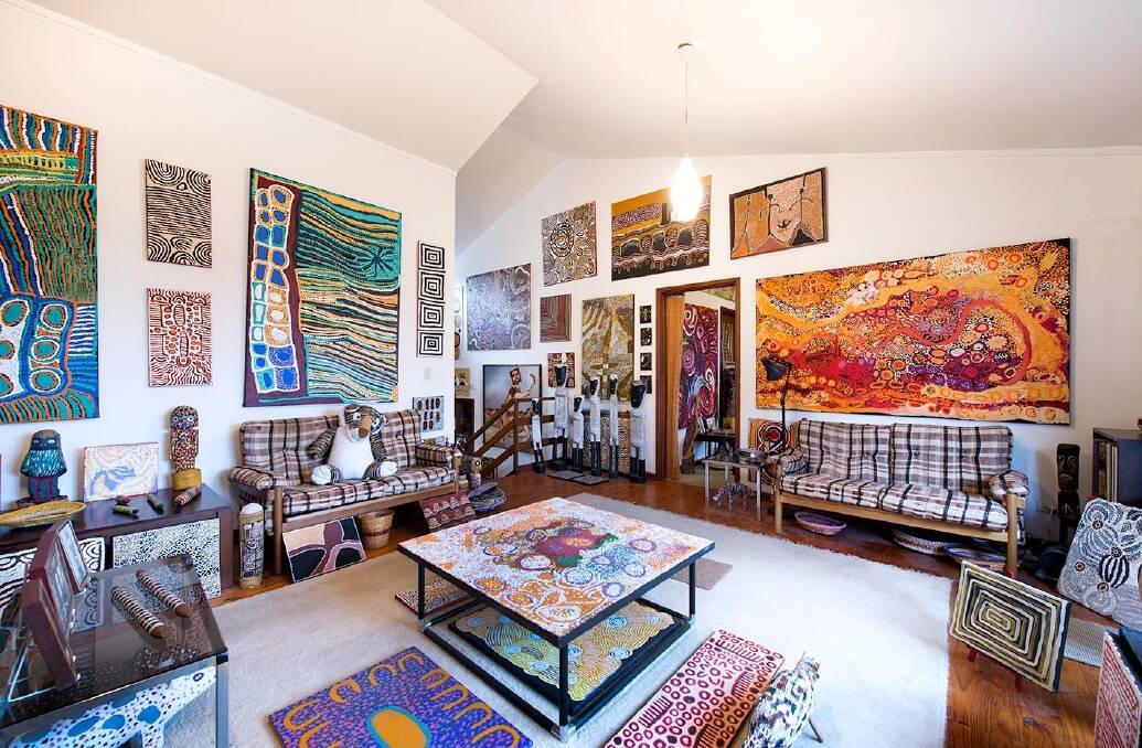 The home of art collector Alan Boxer.  Photo: Courtesy of Kristian Pithie
