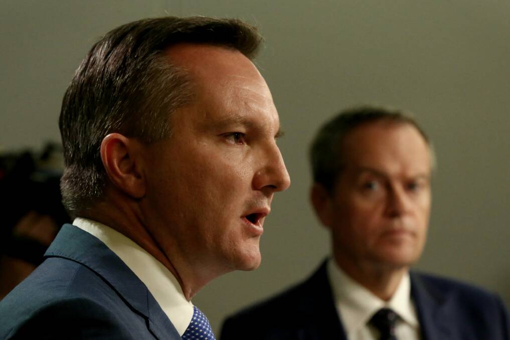 Shadow treasurer Chris Bowen will deliver a speech on housing affordability and the financial system on Wednesday. Photo: Alex Ellinghausen