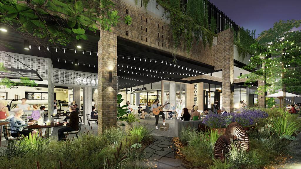 The Bradley Street Precinct at Westfield Woden includes six new restaurant offerings and is just weeks away from opening.  Photo: Supplied.