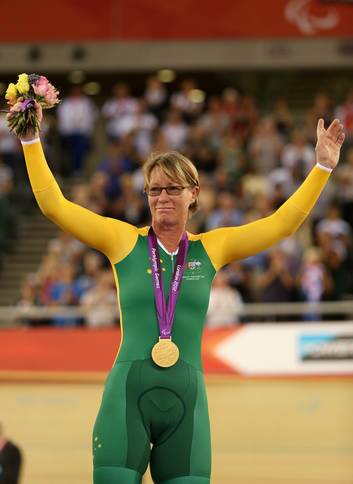 Paralympic gold medallist Susan Powell. Photo: Getty Images