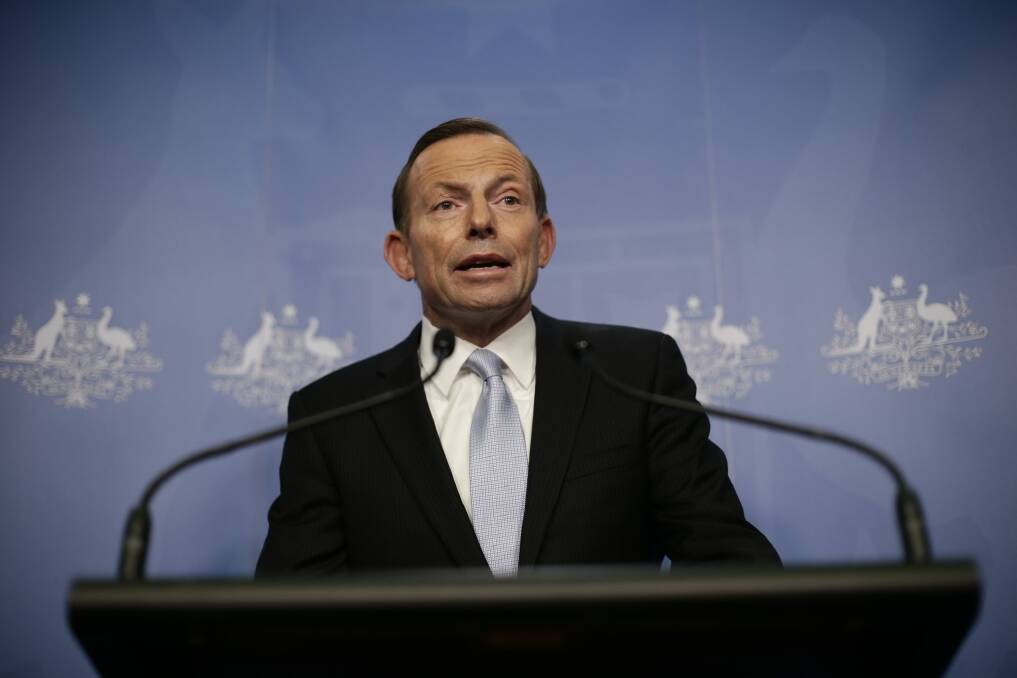 Prime Minister Tony Abbott: Staff allege his takeover of indigenous affairs is in disarray. Photo: Alex Ellinghausen
