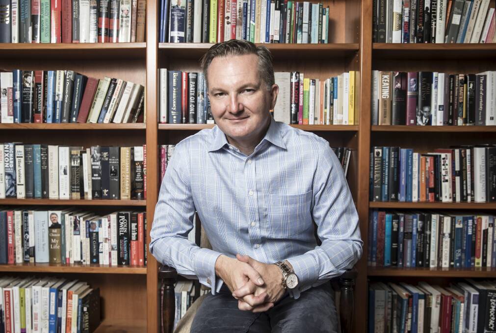 Shadow Treasurer Chris Bowen has doubled down on Labor’s tax agenda, telling retirees who are
unhappy with Labor’s policy on dividend imputation they are “entitled to vote against us.” Photo: Jessica Hromas