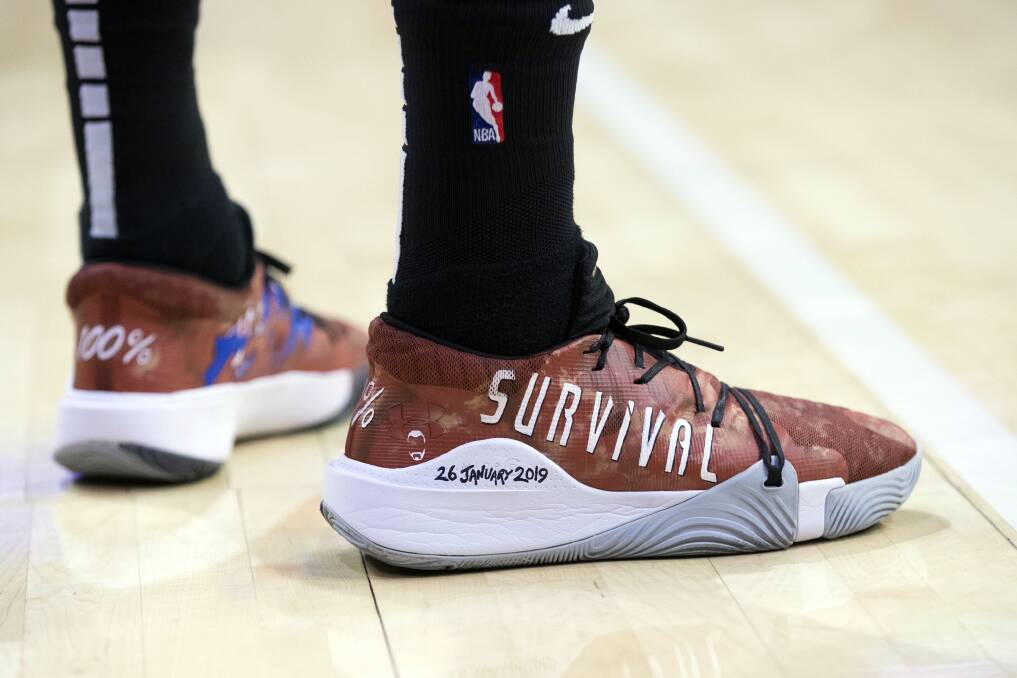 Patty Mills wears 'survival' and 'invasion' shoes in Spurs' NBA clash ...