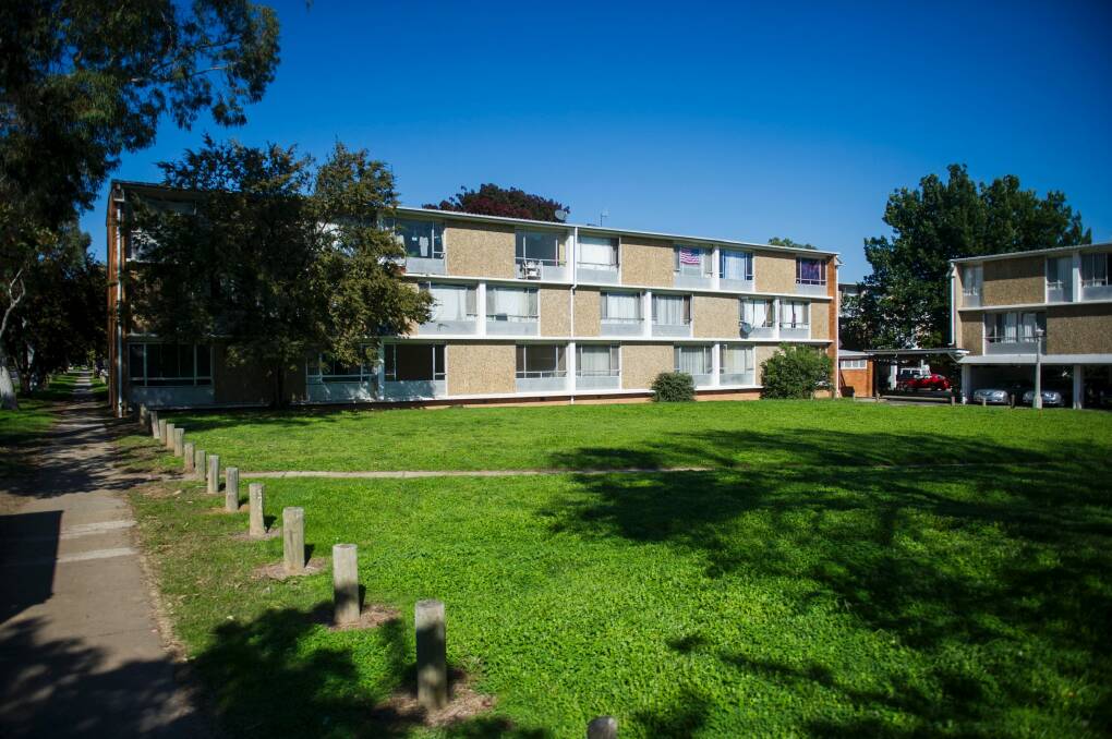 The Northbourne Flats, now slated for demolition, was one of the public housing estates maintained by Spotless. Photo: Rohan Thomson
