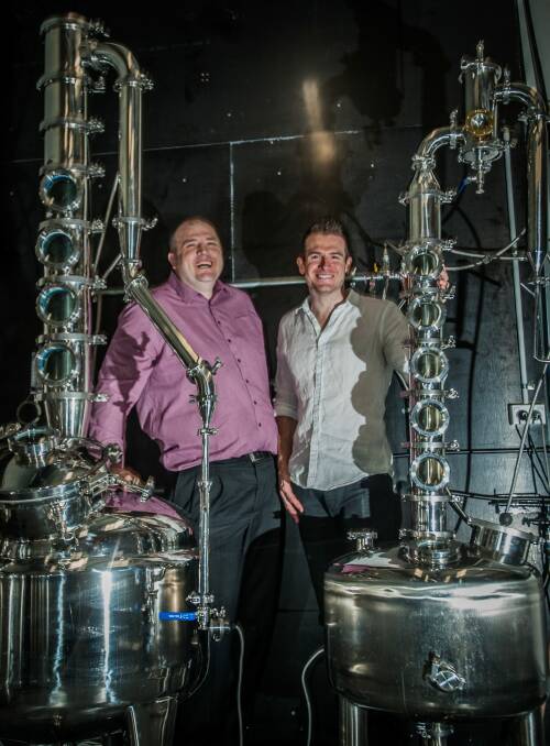 Owners of Underground Spirits Toby Angstmann (left) and Andy Galbraith. Photo: Karleen Minney
