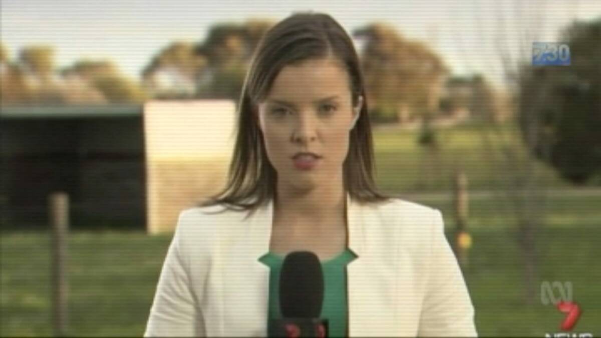 Frame grab showing, Amy Taeuber, a 27-year-old former Seven Network cadet journalist in Adelaide. Photo: Supplied