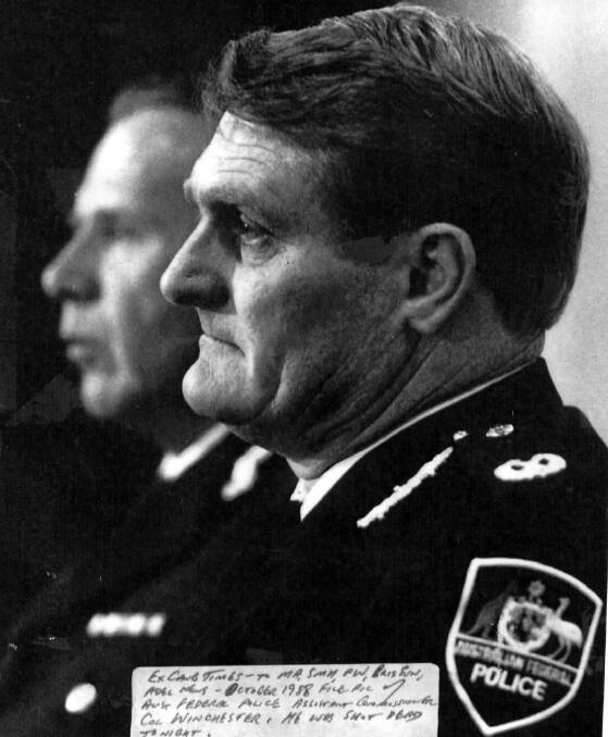 Colin Winchester was Assistant Commissioner of the Australian Federal Police was shot dead in his car in 1989.