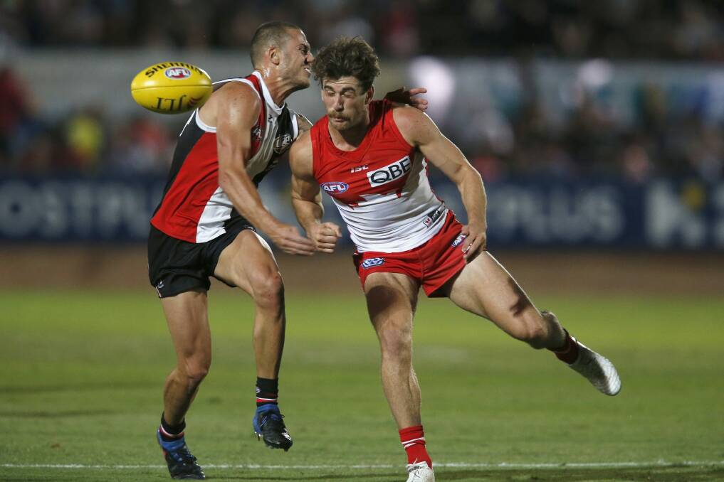First starter: Robbie Fox is one of three debutants for the Sydney Swans this weekend. Photo: Getty