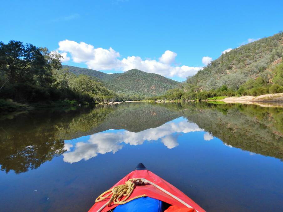 Afternoon reflections on the Snowy River. Photo: Tim the Yowie Man