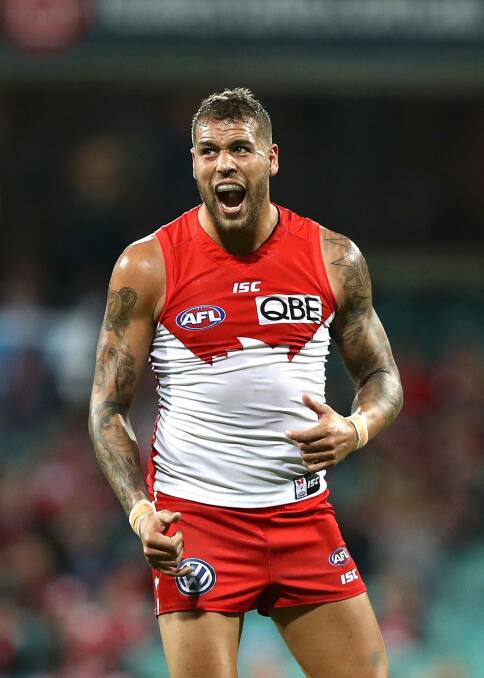 Kickstarter: Lance Franklin had three goals in the win. Photo: Getty Images
