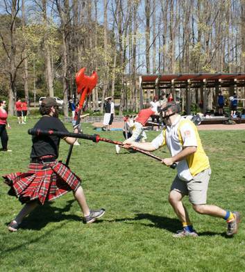 Who doesn't love a good old-fashioned game of jugger?