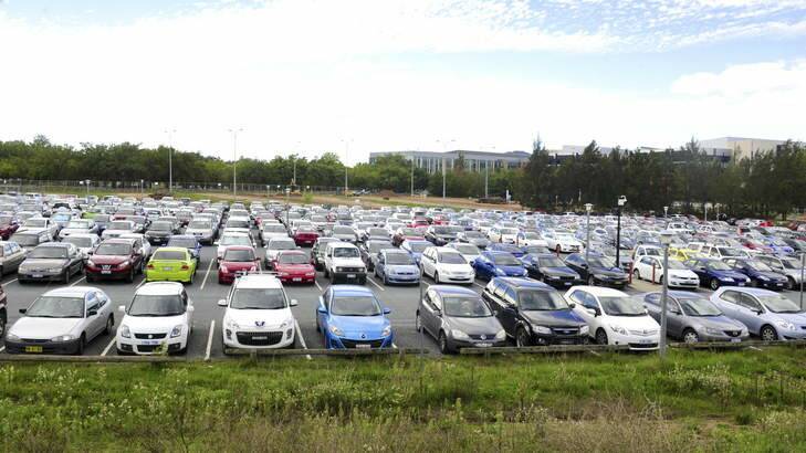 The National Capital Authority says it is moving to drag the triangle's car parks up to standard. Photo: Melissa Adams