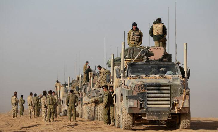 Australian troops in Afghanistan. Photo: Angela Wylie