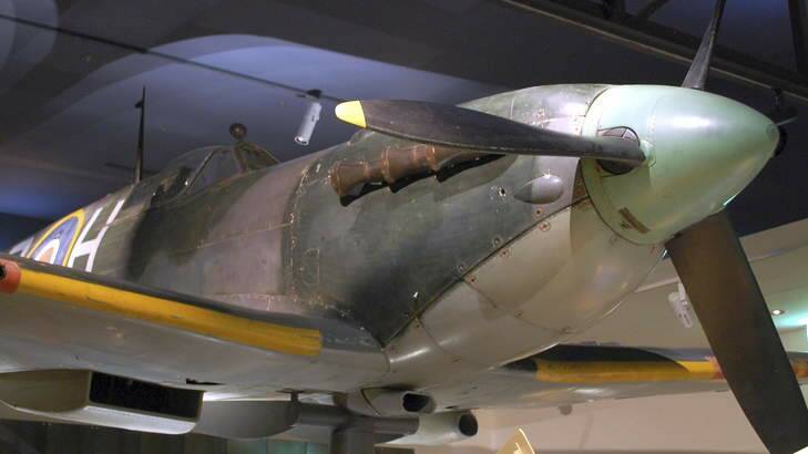 The Truscott Spitfire had a second life as a trainer before going on display at the Australian War Memorial in 1950. Photo: Supplied