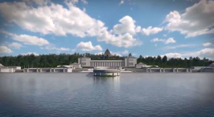 Screenshots of The Capitol by Walter Burley Griffin and Marion Mahoney Griffin. Photo: Screengrab via Youtube