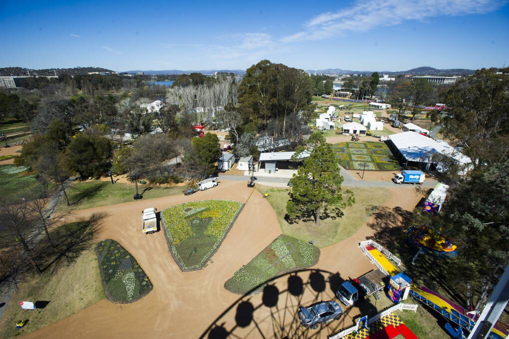 Floriade is held annually in Commonwealth Park.  Photo: Dion Georgopoulos