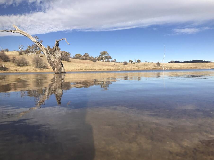 The Eucumbene Trout Farm, where about 100 fish have died in the past few days. Photo: Supplied