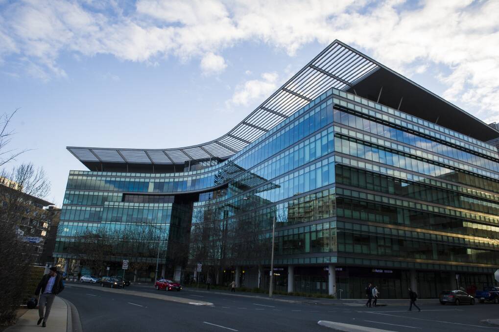 7 London Circuit, owned by superannuation giant ISPT. Photo: Dion Georgopoulos