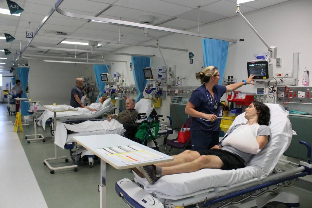 The $24 million expansion of the emergency department at Canberra Hospital in Woden was opened in December 2016. Photo: Contributed