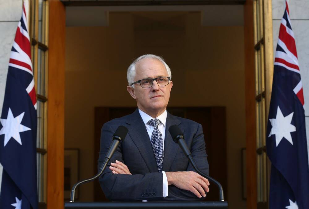 Prime Minister Malcolm Turnbull may be saved by the fact that Senate support is required to allow the vote. Photo: Andrew Meares