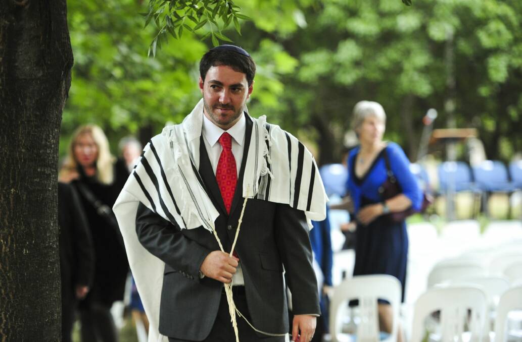 Rabbi Alon Meltzer at the National Jewish Memorial Centre. Photo: Melissa Adams