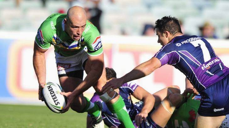 Nobody is safe at the Raiders, not even Terry Campese. Photo: Jeffrey Chan