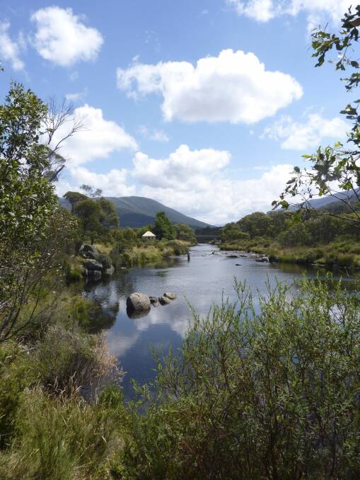 Bullocks Hut on the Thredbo River, near the end of the Thredbo Valley Track, Photo: Tim the Yowie Man