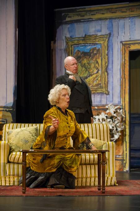 Liz St Clair Long as Lady Margaret and Tony Turner as Lord Dudley are part of the experienced cast that delivers plenty of fun in Play On!. Photo: Rohan Thomson