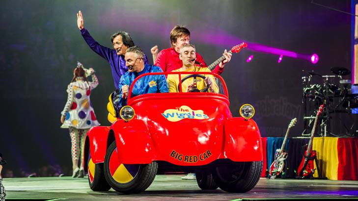 The Wiggles farewelled Canberra today ... but have assured kids their DVDs will still work. Photo: Rohan Thomson