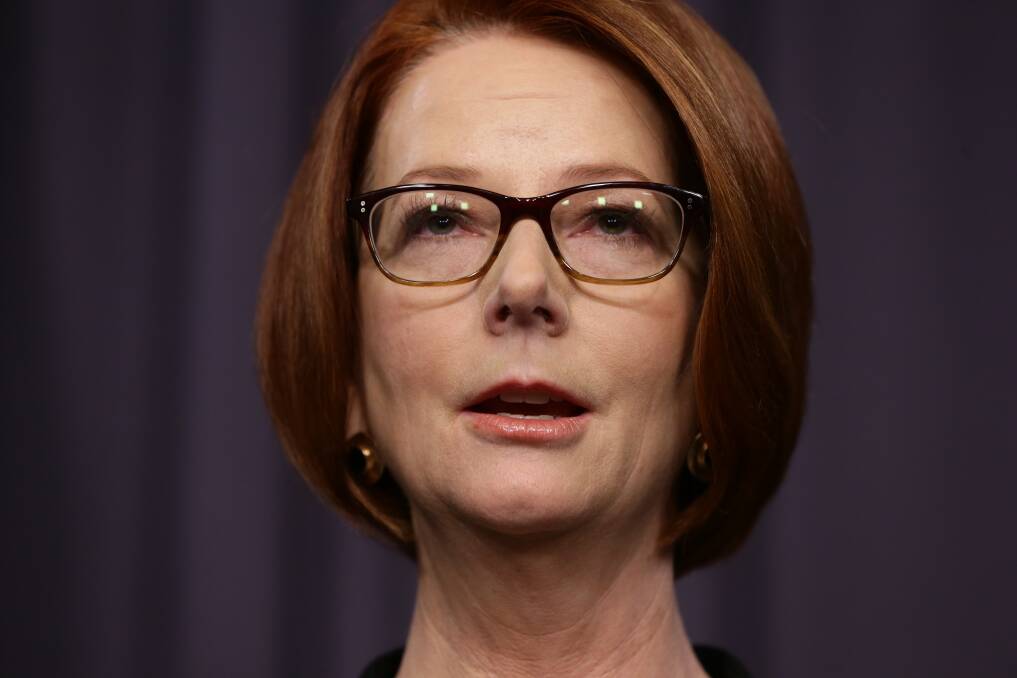The current industrial relations system is largely the product of Labor-initiated reforms; specifically, Julia Gillards Fair Work Act. Photo: Alex Ellinghausen