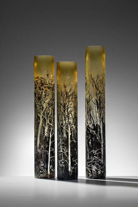 Holly Grace, <i>Alpine Ash</i> in <i>A grain of gold</i> at Beaver Galleries. Photo: Supplied