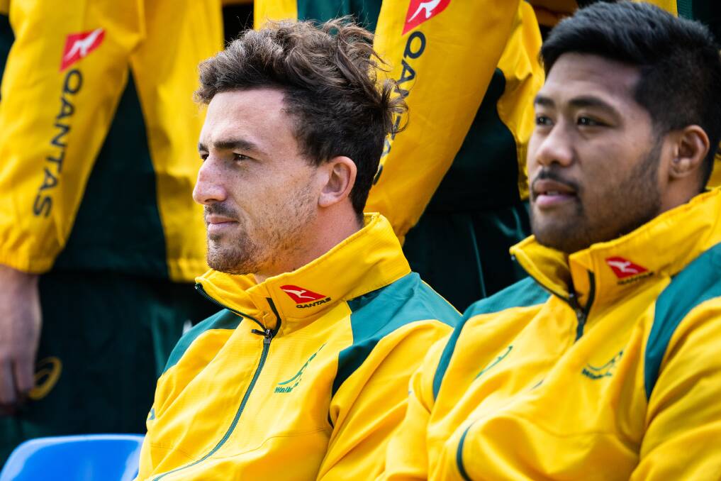 Tom Banks and Folau Faingaa may be unavailable for Vikings duties after making their Test debut together. Photo: Stuart Walmsley/rugby.com.au