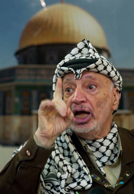 Former Palestinian leader Yasser Arafat. Photo: Muhammed Muheisen