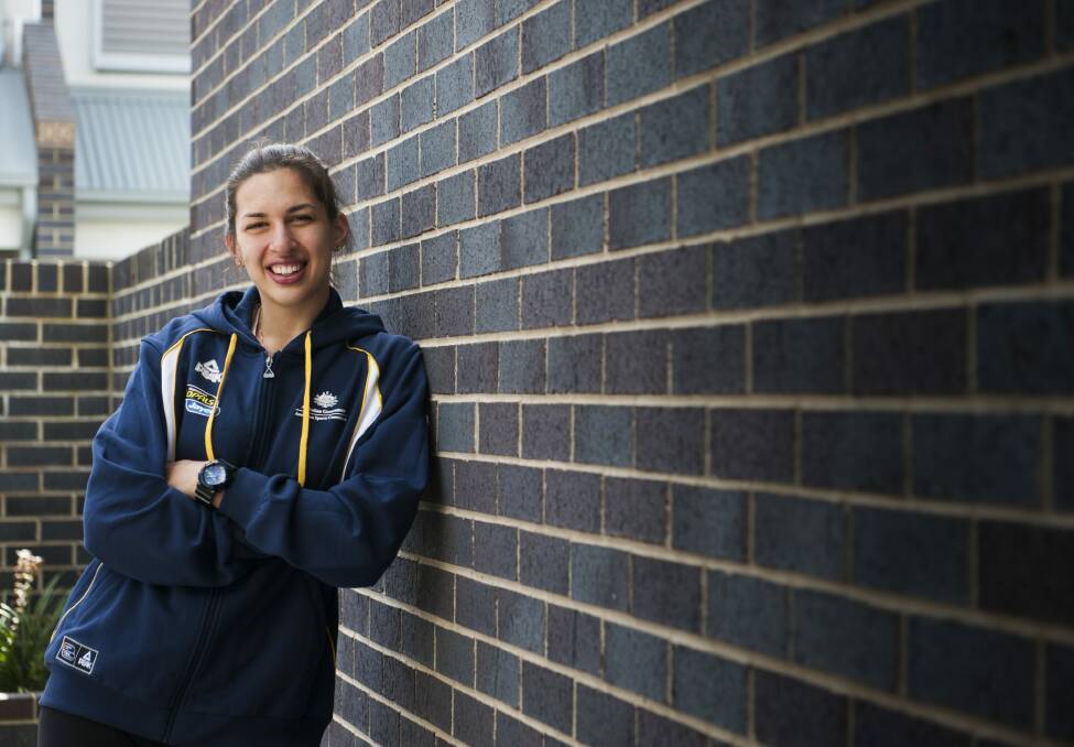 Marianna Tolo is thrilled to be back at the Canberra Capitals. Photo: Elesa Kurtz