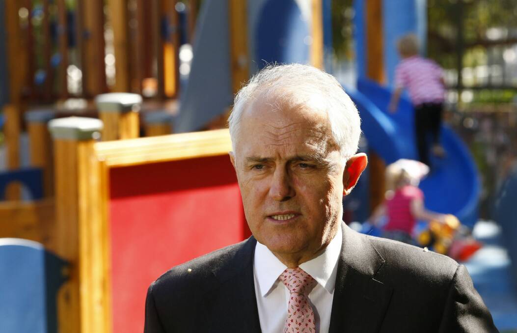 Prime Minister Malcolm Turnbull shrugs off disastrous electoral result for the CLP in the Northern Territory. Photo: Daniel Munoz