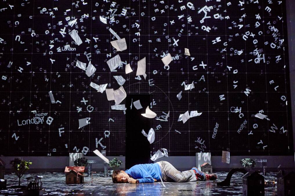 Joshua Jenkins as Christopher Boone in The Curious Incident of the Dog in the Night-Time.  Photo: BrinkhoffMögenburg