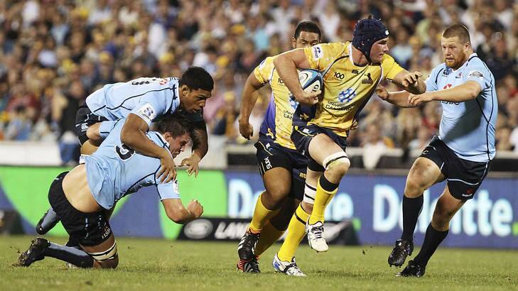 Ben Mowen in action against the Waratahs on Saturday. Photo: Getty Images